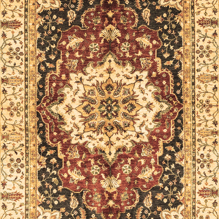 Abstract Brown Modern Rug, abs3356brn