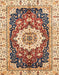 Machine Washable Abstract Brown Red Rug, wshabs3356