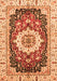 Machine Washable Abstract Orange Modern Area Rugs, wshabs3356org