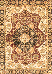 Abstract Brown Modern Rug, abs3357brn