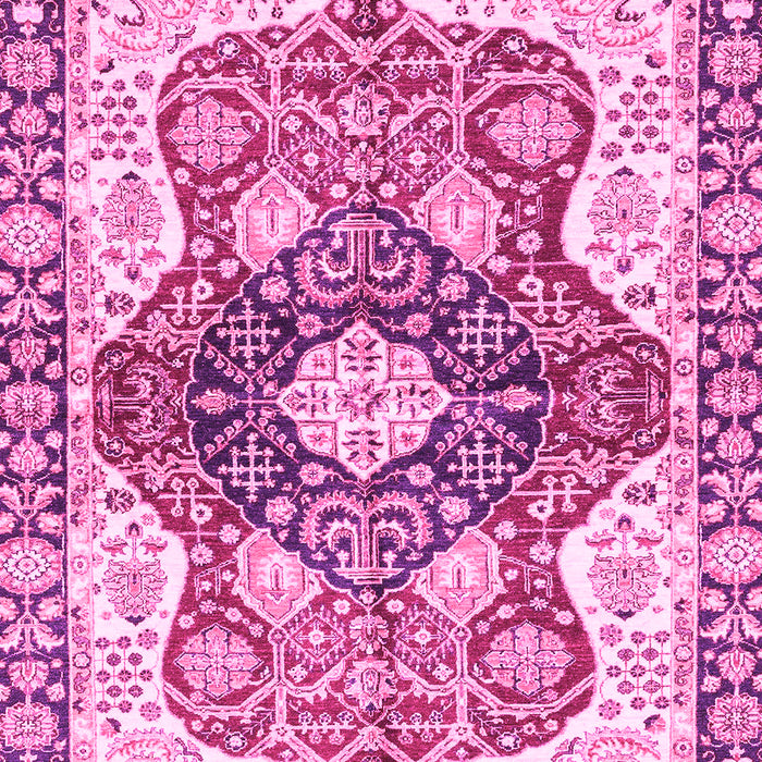 Machine Washable Abstract Pink Modern Rug, wshabs3357pnk