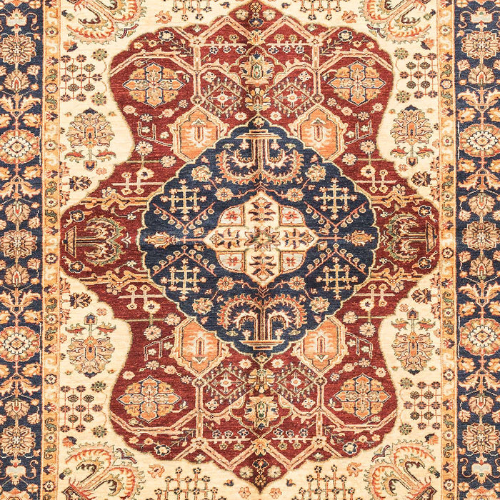 Machine Washable Abstract Chestnut Red Rug, wshabs3357