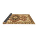 Sideview of Abstract Brown Modern Rug, abs3357brn