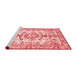 Modern Red Washable Rugs