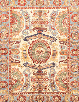 Abstract Orange Modern Rug, abs3358