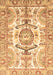 Machine Washable Abstract Brown Modern Rug, wshabs3358brn