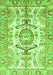 Machine Washable Abstract Green Modern Area Rugs, wshabs3358grn