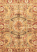 Machine Washable Abstract Brown Modern Rug, wshabs3359brn