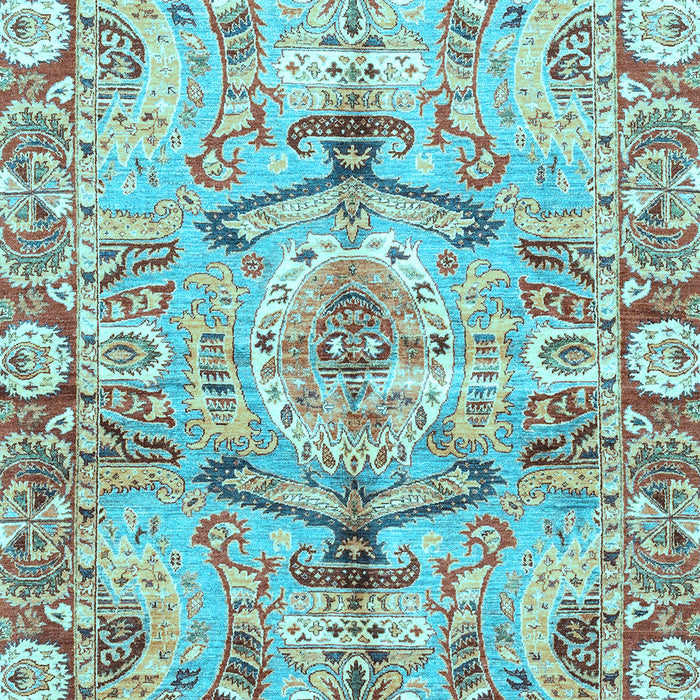 Abstract Light Blue Modern Rug, abs3359lblu