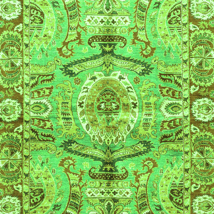 Abstract Green Modern Rug, abs3359grn