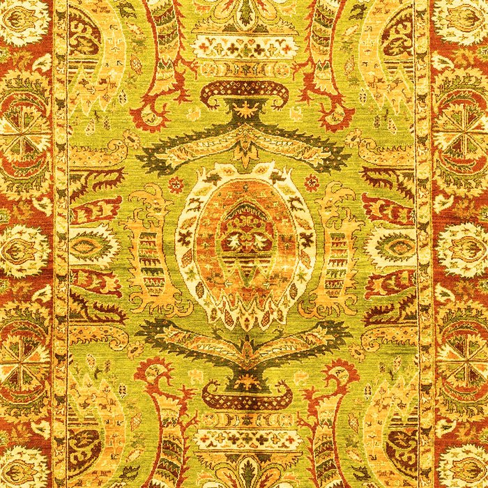 Abstract Yellow Modern Rug, abs3359yw