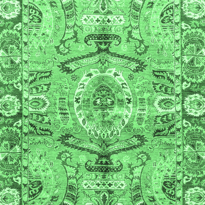 Machine Washable Abstract Emerald Green Modern Area Rugs, wshabs3359emgrn