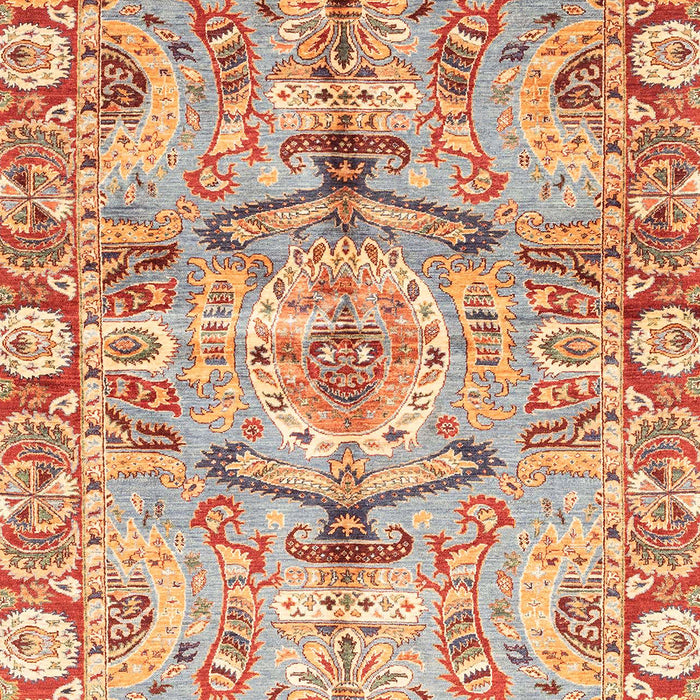 Machine Washable Abstract Red Rug, wshabs3359