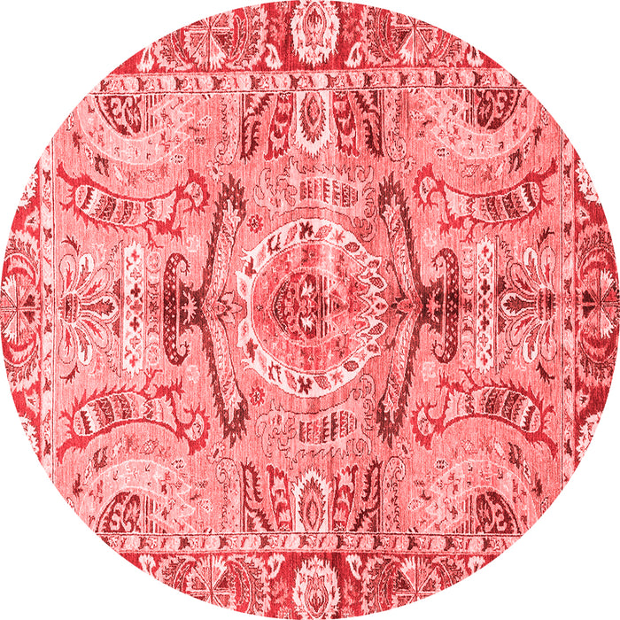 Machine Washable Abstract Red Modern Rug, wshabs3359red