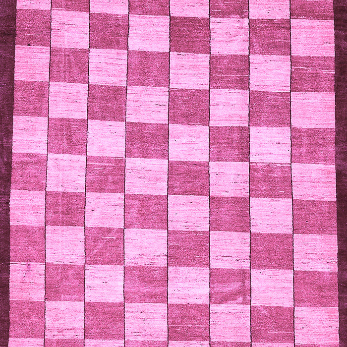 Checkered Purple Modern Rug, abs335pur