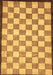 Checkered Brown Modern Rug, abs335brn