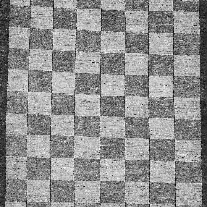 Checkered Gray Modern Rug, abs335gry