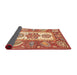 Sideview of Abstract Red Modern Rug, abs3360