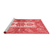 Modern Red Washable Rugs