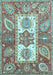 Machine Washable Abstract Light Blue Modern Rug, wshabs3360lblu