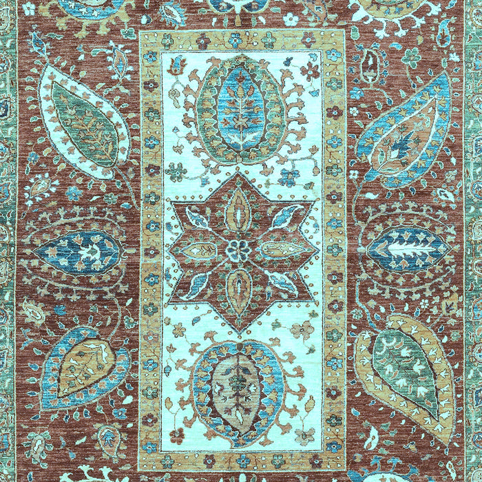 Machine Washable Abstract Light Blue Modern Rug, wshabs3360lblu