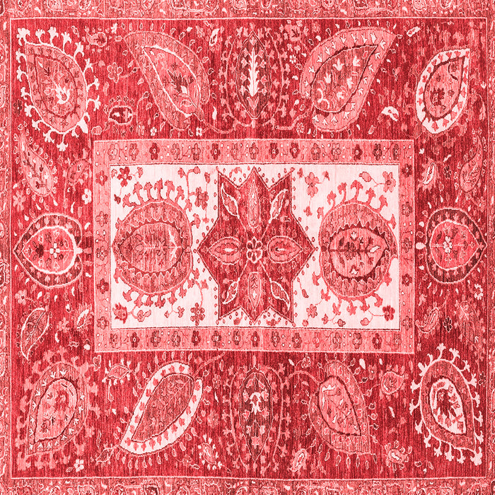 Abstract Red Modern Rug, abs3360red