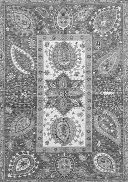 Abstract Gray Modern Rug, abs3360gry