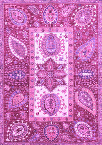 Abstract Purple Modern Rug, abs3360pur