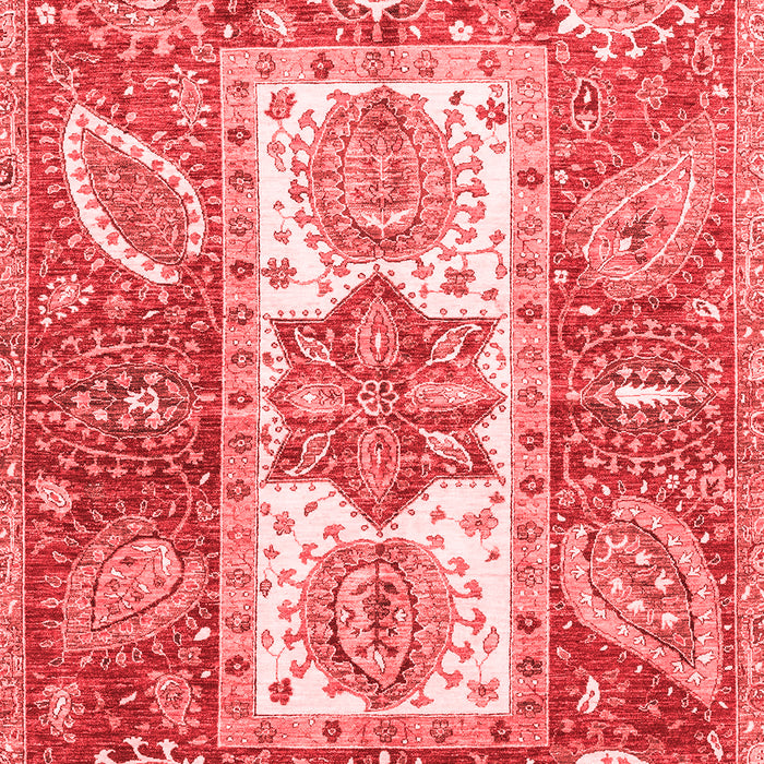 Machine Washable Abstract Red Modern Rug, wshabs3360red