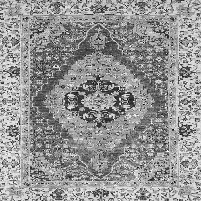 Square Abstract Gray Modern Rug, abs3361gry