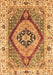 Machine Washable Abstract Brown Modern Rug, wshabs3361brn