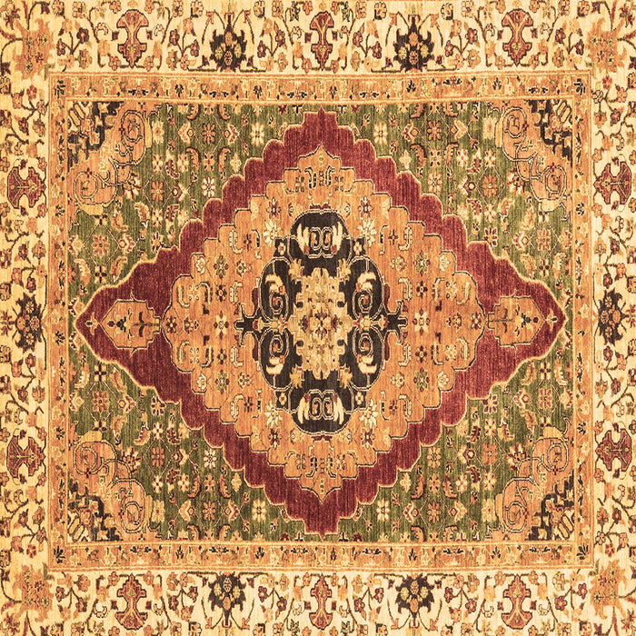 Square Machine Washable Abstract Brown Modern Rug, wshabs3361brn