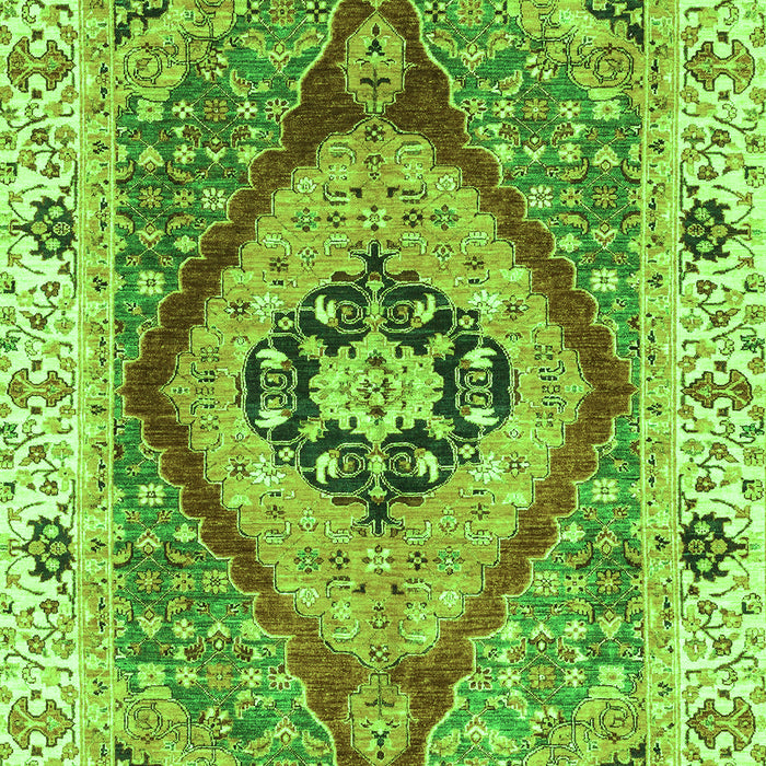 Machine Washable Abstract Green Modern Area Rugs, wshabs3361grn