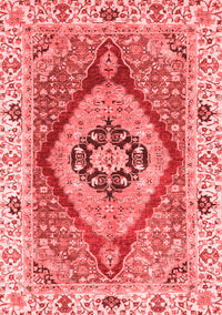 Abstract Red Modern Rug, abs3361red