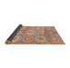 Sideview of Abstract Brown Modern Rug, abs3362