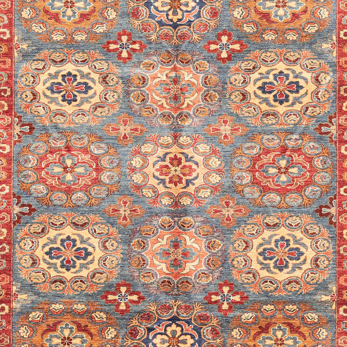 Machine Washable Abstract Brown Sugar Brown Rug, wshabs3362