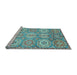 Sideview of Machine Washable Abstract Light Blue Modern Rug, wshabs3362lblu