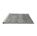 Sideview of Machine Washable Abstract Gray Modern Rug, wshabs3362gry