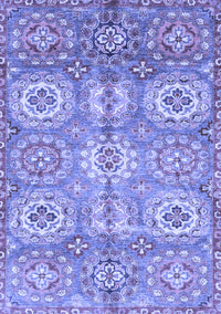 Abstract Blue Modern Rug, abs3362blu