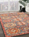 Machine Washable Abstract Brown Sugar Brown Rug in a Family Room, wshabs3362