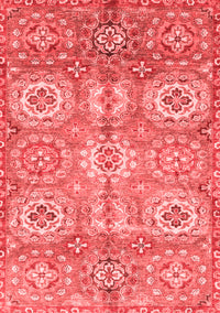 Abstract Red Modern Rug, abs3362red