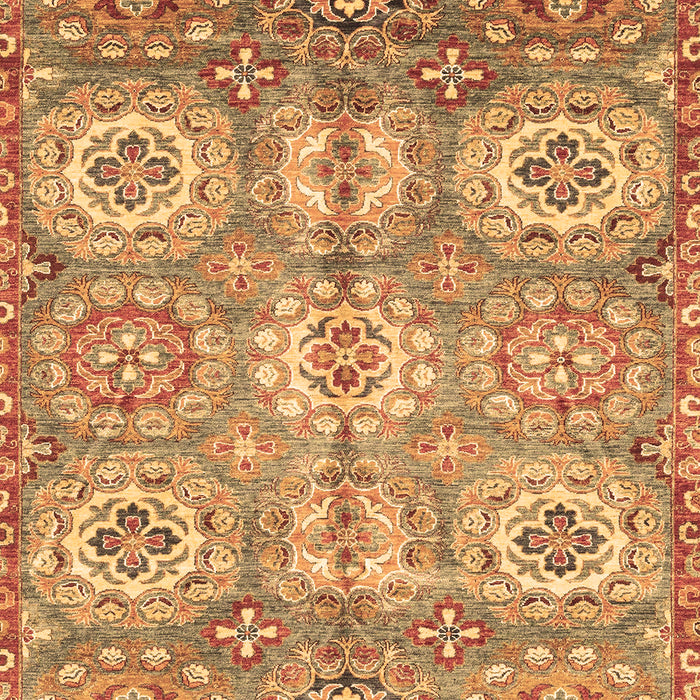 Machine Washable Abstract Brown Modern Rug, wshabs3362brn