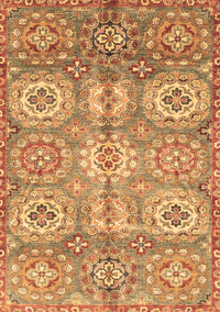 Abstract Brown Modern Rug, abs3362brn