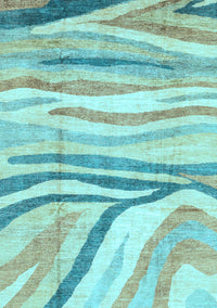 Abstract Light Blue Modern Rug, abs3363lblu