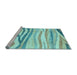 Sideview of Machine Washable Abstract Light Blue Modern Rug, wshabs3363lblu