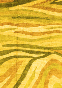 Abstract Yellow Modern Rug, abs3363yw