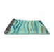 Sideview of Abstract Light Blue Modern Rug, abs3363lblu