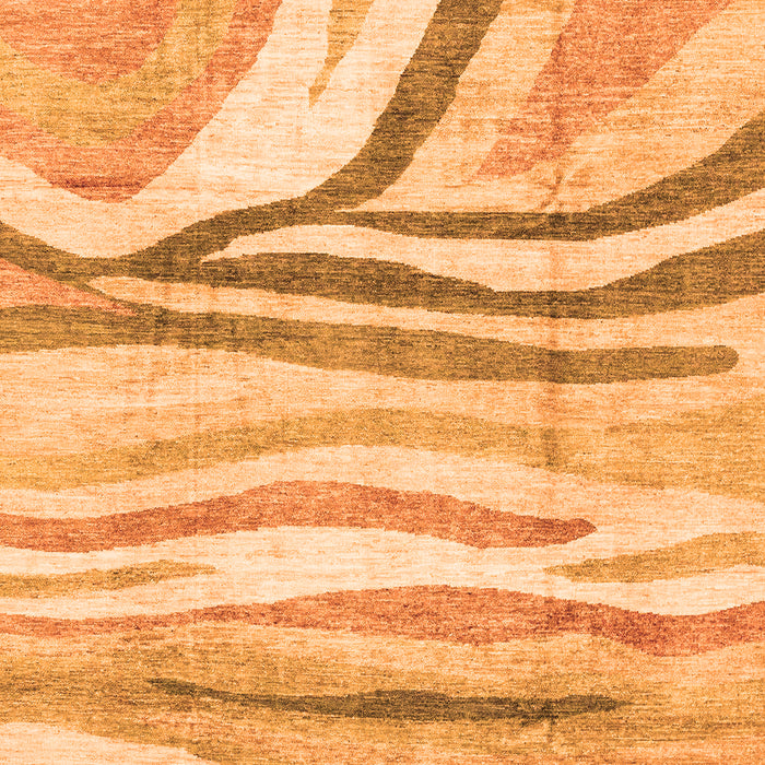 Abstract Orange Modern Rug, abs3363org