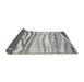 Sideview of Abstract Gray Modern Rug, abs3363gry