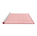 Modern Red Washable Rugs